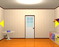 大きなディスプレイの部屋からの脱出
