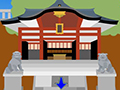 神社からの脱出