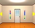 模様のある窓の部屋からの脱出２