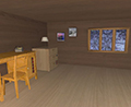 夜桜が見える部屋からの脱出